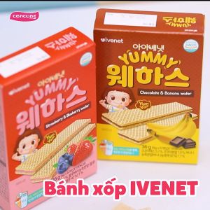 BÁNH XỐP IVENET VỊ SÔ CÔ LA VÀ CHUỐI