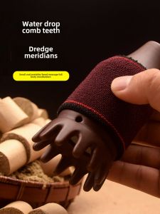 Portable Home Head Therapy Moxibustion Kit Scalp Massage Warm Acupoint Stimulation Device Personal Carry-On Head Healing Tool