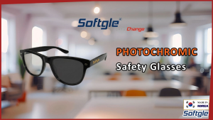 Softgle Change Photochromic TRANSITION Lens GENERAL safety glasses UV protection blue light blocking