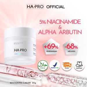 HA PRO Niacinamide & Alpha Arbutin: Pelembab Wajah Pencerah 30g