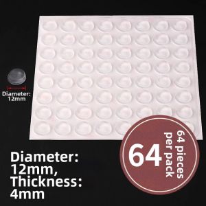 MINQI | Adhesive Non-slip Riser Round Tea Tray Foot Pads
