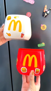 Rak Tempel Magnet Kulkas Kotak Penyimpanan Pena - Tempat Penyimpanan Organizer Peralatan Rumah