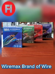 WIREMAX 99.9% PURE COPPER THHN/THWN STRANDED WIRE 14/7 (2.0mm) 20 Meters