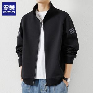ROMON | Trendy Loose Casual Sporty Stand Collar Jacket