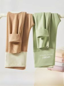 miiow | Womens High Waist Thickened Fleece Lined German Velvet Cat Person Underwear Pants Autumn Winter Warm Cotton Trousers