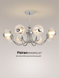 FANZHEN | Luxury Italian Style Living Room Chandelier Enameled Glass Bean-shaped