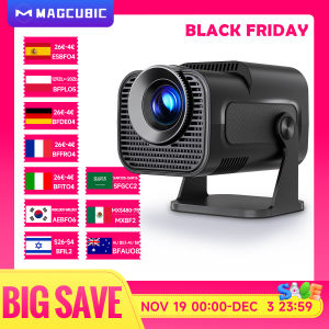 Magcubic HY320 Mini Newly Native 720P Android 11 4K Projector 300ANSI Wifi6 BT5.0 Cinema Outdoor Portable 180° Rotable Projector