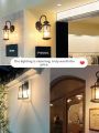 GUAIJUE | Outdoor Up-Down Lighting Wall Light Solar Powered. 
