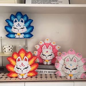 Panduan Membeli Mainan Bricks Balok Susun 3D Puzzle Nano Block Jumbo Besar Rubah Berekor Sembilan 26 cm / 46 cm