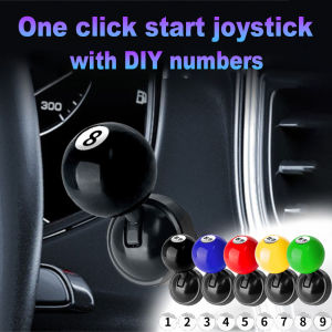 Car Start Button Joystick Snooker Push to Start Buttons Durable Car Ignition Button Protector Auto Engine Start Stop Joystick