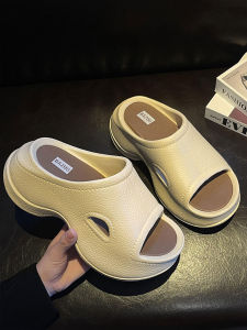 ECAC | Thick Heel Elevating Flip Flops Slip Resistant