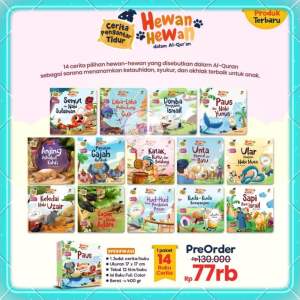 Ziyadbooks - ISI 14 BUKU Cerita Pengantar Tidur Islami - Hewan-Hewan dalam Al Quran