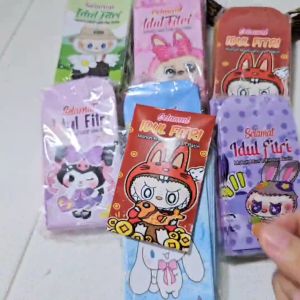 10 PCS AMPLOP LEBARAN IDUL FITRI MOTIF LABUBU UKURAN MEDIUM / AMPLOP LABUBU VIRAL AMPLOP LUCU