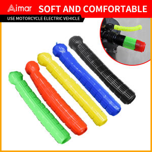 2PCS Brake Handle Silicone Sleeve Motorcycle Bicycle Protection Cover Soft Anti-Slip durable Protective Handlebar Accessories