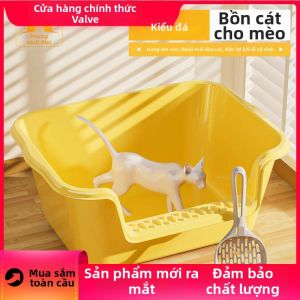 QUEZHOU | Hộp Cát Vệ Sinh Scooper Dung Lượng Lớn Chống Tràn