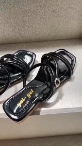 KERON Sandal Flat Teplek Wanita Hak 2CM