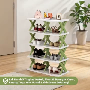 LONTAI Double-Row DIY Multi-layer Shoes Rack Shoes Storage Dustproof Space Saving Large Capacity Sho