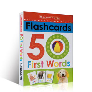 แฟลชการ์ด50คำแรก: การ์ดความรู้เบื้องต้น (แฟลชการ์ด) โดยหนังสือภาษาอังกฤษดั้งเดิมของนักวิชาการ