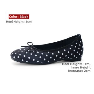 MIFEI | Inner Elevating Sheepskin Ballet Flats