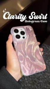 New! Case Suitable For iPhone XR XS MAX 11 Pro Pro Max 12 Pro ProMax 13 Pro Pro Max 14 Plus Pro Pro Max 15 Plus Pro Pro Max Shimmering Gradient Brush Hologram Wind Glossy Hardcase Classy Mewah Murah Bisa COD