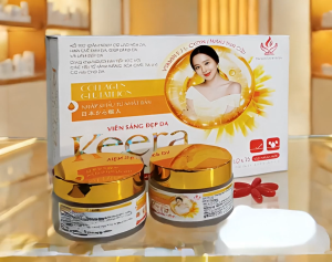 Viên Uống Sáng Da Keera Glutathione Collagen – Sáng Da Chống Oxy HóaHỗ Trợ Giảm Lão HóaĐẹp Da Nữ