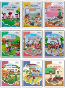 Buku Paket Paud Usia 4-5 Tahun Kurikulum Merdeka Penerbit CV. Arya Duta Paket 10 Buku