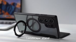 DUX Skin X Pro Series Folio Magnetic Ring Stand Phone Case for Samsung S25 S24 Ultra Plus Folding Flip Cover Casing