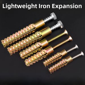 Metal Expansion Tube Nails Lightweight Brick Special Expansion Screws Lightweight Iron Expansion Bolts Full Set 6/8/10mm