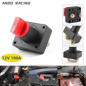 100A 12V Mini Di Động Chống Nước Pin Cắt Công Tắc Xe Ô Tô Tự Động Xe Tải Thuyền Người Cắm Trại Cách Ly Ngắt Công Tắc Nguồn Đồng + Nhựa