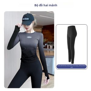 Lanwen | Áo Yoga Dài Tay Đa Màu Co Giãn Cao