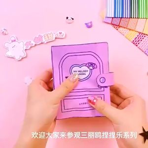 DIY Kuromi Melody Shin-chan Quiet Book Cute Book Educational Handmade Toy 安静书