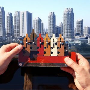 High Difficulty Level IQ Maze Puzzle Toy Waiters Tray Labyrinth Wooden Brain Teaser For Adults And Children Juego De Ingenio