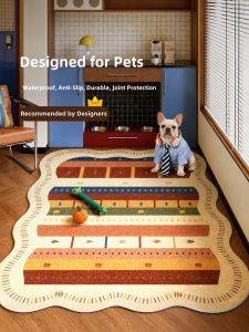 YUNHAOBUYI | Colorful Shaped Waterproof Urine Resistant Pet Mat