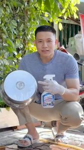 Combo Nước Tẩy Đa Năng Dr Natro  1 chai lớn 500ml  + 1 chai nhỏ 50ml  + Miếng chà nhám