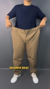 SUWALL Celana Chino Panjang Pria Slimfit Big Size Jumbo Warna 39-50 SWL05