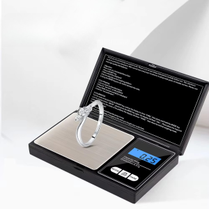0.01g Jewelry Mini Stainless Steel Electronic Scale Digital Pocket Scale Gold Gram Balance Weight Scale Portable Pocket Scale