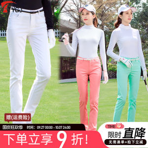 Autumn Golf Ladies Pants Lightweight Slim Fit Comfortable Sport Golf Ball Casual Pants Clothing Cotton mid Waist Long Trousers