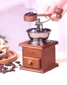 Coffee grinder kaffee muhle เครื่องบดเมล็ดกาแฟขนาดพกพา เครื่องบดกาแฟแคมป์ปิ้ง 1 เครื่อง