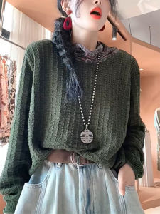 QINGNAER | Japanese Retro Style Oversized Sweater for Women