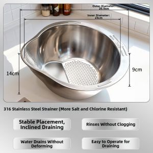 Joybos | Stainless Steel Drainer Basin