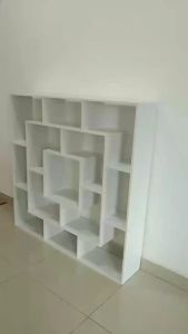 Multi-Compartment Floor-Standing Bookshelf-U-Shaped Bookshelf Bookshelf Storage Shelf Display Rack