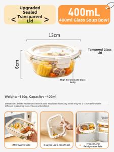 MODERN SWEETHOME | Microwaveable Food Storage Sectioned Lunch Box