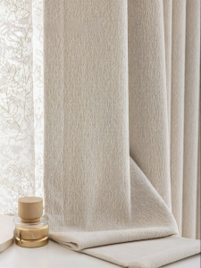 JINCHAN | High-end Customized Curtains for Bedroom and Living Room French Vintage Style Double-sided Chenille Jacquard