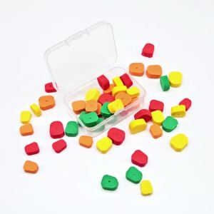 MNFT 20PCS Floating Carp Fishing Bait Terminal Tackle Set Zig Rig Foam Hair Rig Pop-Up Foam Carp Fishing Gear