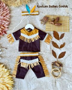 kostum Indian/baju Indian anak/kostum karnaval/baju pentas seni anak