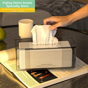 Multipurpose Acrylic Tissue Box Transparent