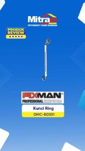 Fixman Omc-B0301 Double Ring Wrench 6X7Mm - Kunci Ring
