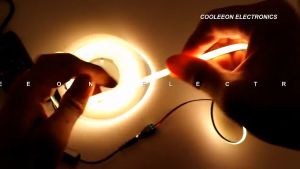 AceDeal [Support Lalamove Bulk Orders] High Bright FOB COB LED Strip Lights 320 LED 12V 24V Flexible 8MM PCB Width RA90 Super Thin Neon Tape For Can Be Cut With 25MM Suitable Kitchen Cabinet Room Home Decoration