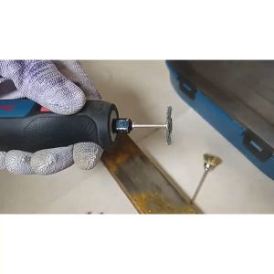 Chổi sợi đồng đánh rỉ trục 3mm hàng tốt giá rẻ