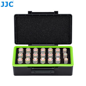JJC Waterproof Battery Case Holder Organize Box For Storage 21 Pcs 23A VA23GA A23 MN21 V23GA 27A VA27GA A2 MN2 V27GA Batteries Sturdy and Durable